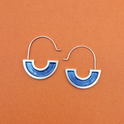 Inside Out Hoops - purple