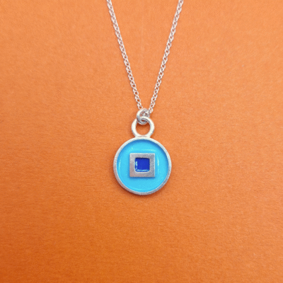 Square Target Pendant